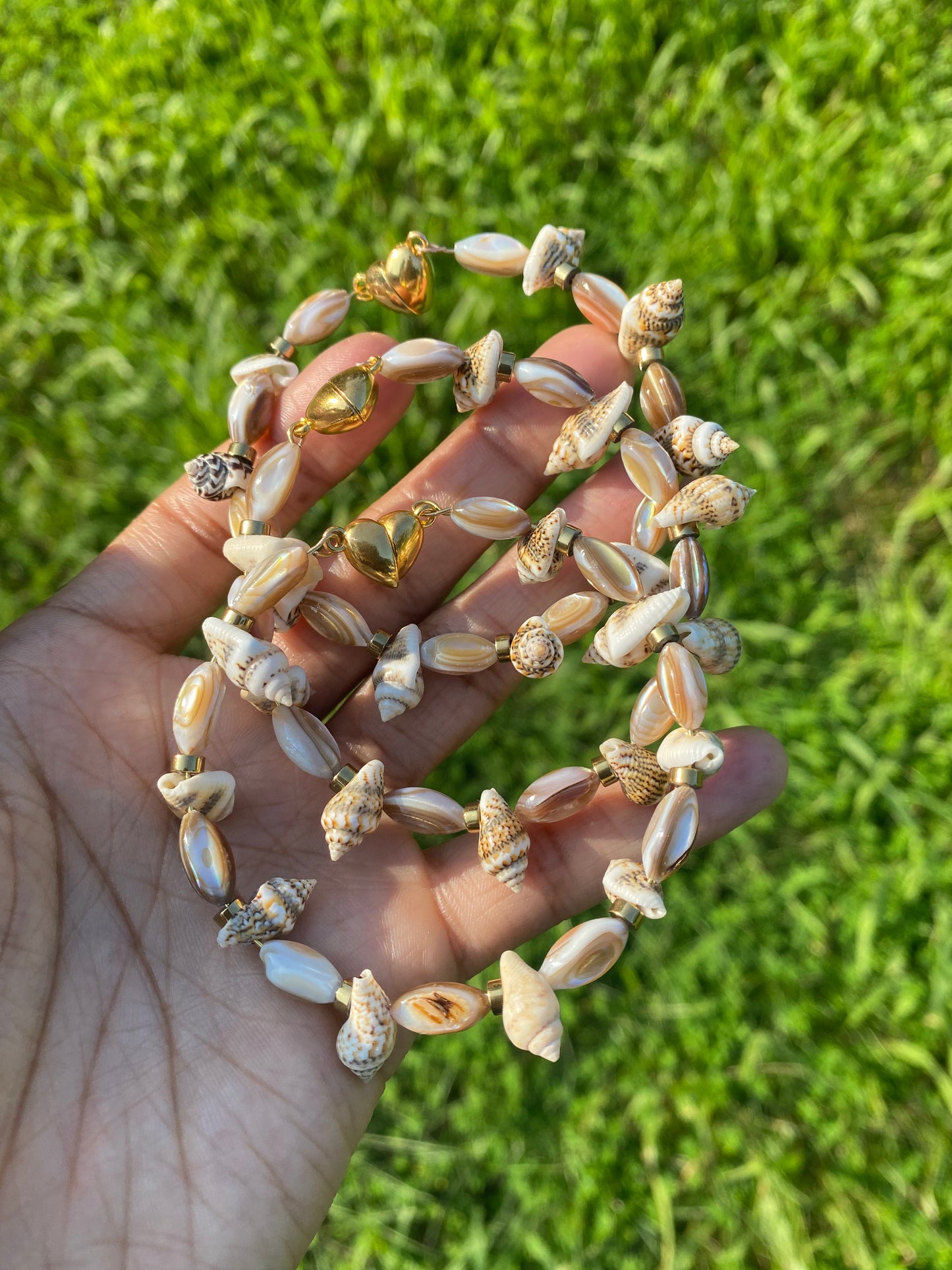 Shell cuff bangle