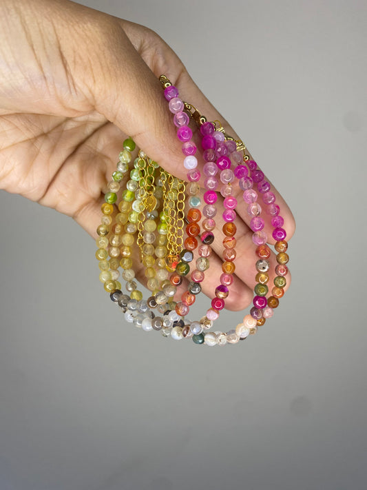 Agate adjustable bracelets!