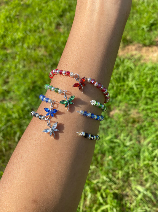 Butterfly cuff bangle